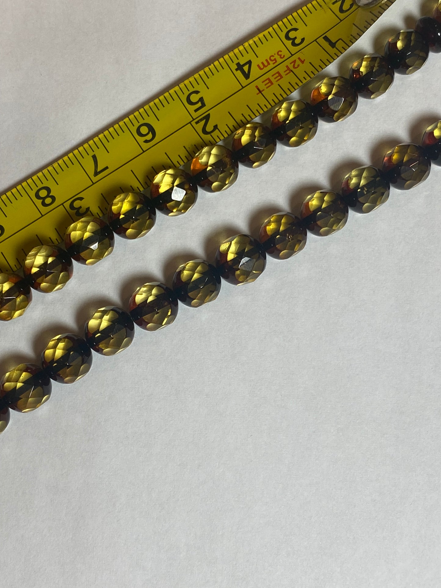 45 kulor brunaktig radband